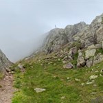 Die letzten Anstiegsmeter auf die Laugenspitze