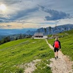 Abendstimmung nahe der Messnerjoch Hütte 