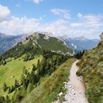 Vor der Kulisse des Lungkofel zurück zum Sarlsattel