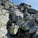 Über die felsige Südwestflanke auf den Großen Moosstock