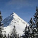 Der spitz zulaufende Knieberg