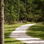 Sanft schlängelt sich der Wanderweg nach Pederü