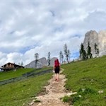 Wandern zur Almhütte Messnerjoch