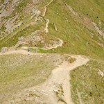 Abstieg über den Plosegrat zum Leonharder Kreuz