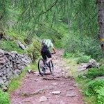 Auch Mountainbiker sind auf Meran 2000 anzutreffen