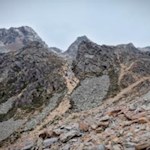 Die nunmehr raue Pfunderer Bergwelt