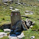 Die Wegnummer 6 führt zu den Seebergseen