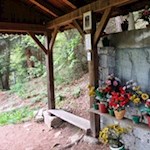 An dieser Stelle soll Gott den drei frommen Jungfrauen Hilfe gesendet haben