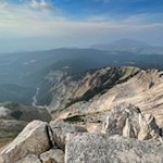 Blick vom Weißhorn in die Bletterbachschlucht
