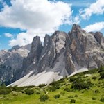 This circular hike leads through an enchanting Dolomite landscape