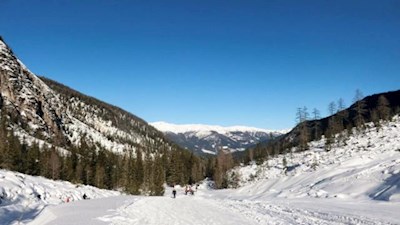 Das verschneite Innerfeldtal