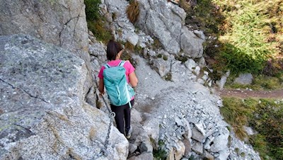 Der Rotenstein Höhenweg erfordert Trittsicherheit