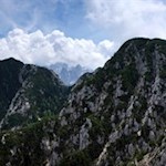 Blick vom Vorgipfel der Hammerwand