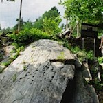 Einer der mystischen Schalensteine in der Umgebung Brixens