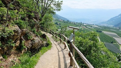 Auf dem Partschinser Waalweg erschließen sich malerische Ausblicke
