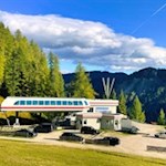 Bei der Talstation der Seilbahn Col Pradat finden sich weitere Parkplätze