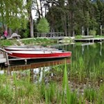 Bootsverleih am Völser Weiher