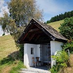 Bildstock auf dem Weg zur Kiener Alm