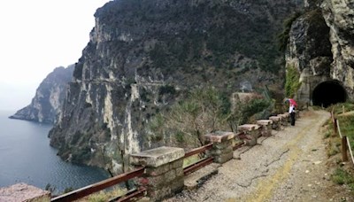 Die alte Ponale Straße eröffnet malerische Ausblicke auf den Gardasee