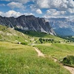 Abstieg zur Troier Hütte