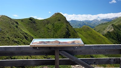 Blick von der Aussichtsplattform auf den Rosskopf