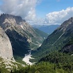 Rückwärtsgewandter Blick ins Innerfeldtal
