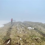 In May, on monte Stivo, you can usually still find remnants of snow
