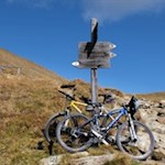 Der Karnische Höhenweg ist auch bei Mountainbikern beliebt
