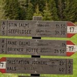 Die Wanderung ist bestens markiert