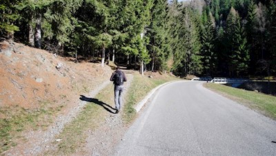 Am Beginn unserer Wanderung