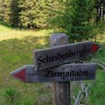 Die Wanderung auf den Scheibenberg ist bestens ausgeschildert