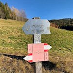 Der Planetenweg ist bestens ausgeschildert