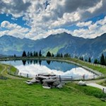 Speicherbecken nahe der Rinneralm