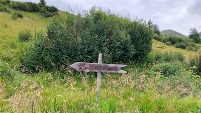 Der Anstieg auf das Schlüsseljoch ist gut ausgeschildert