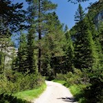 Der Rückweg von der Scotoni Hütte erfolgt auf dem Hinweg