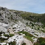 On the way to the Scoiattoli moutain hut