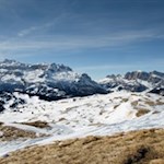 Blick vom Störes auf die Sellagruppe