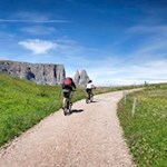 Die Seiser Alm ist auch bei Mountainbikern beliebt