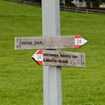 Die Wanderung nach Maria Saal ist gut ausgeschildert