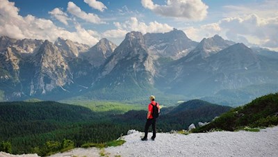 Ausblick vom Panoramapunkt Col de Varda