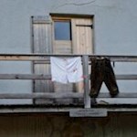 Zur Linken der Labiseben-Alm führt ein schmaler Pfad zum Wilden See