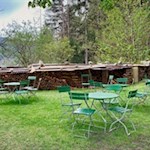 Biergarten bei Schloss Neuhaus