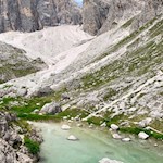 Popera-See in den Sextner Dolomiten