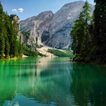 Pragser Wildsee mit dem Seekofel im Hintergrund