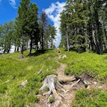 Auf dem Weg Nr. 2 zur Pecolhütte