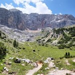 Abstieg zur Stolla Alm