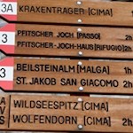 Von der Landshuter Europa-Hütte ist der Kraxentrager in etwa eine Stunde entfernt